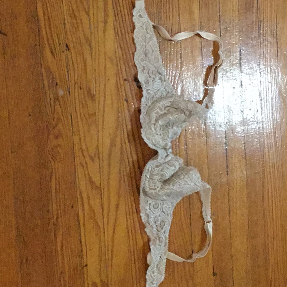 Cream bra